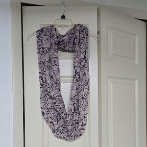 Hallmark Floral Scarf - Soft Purple